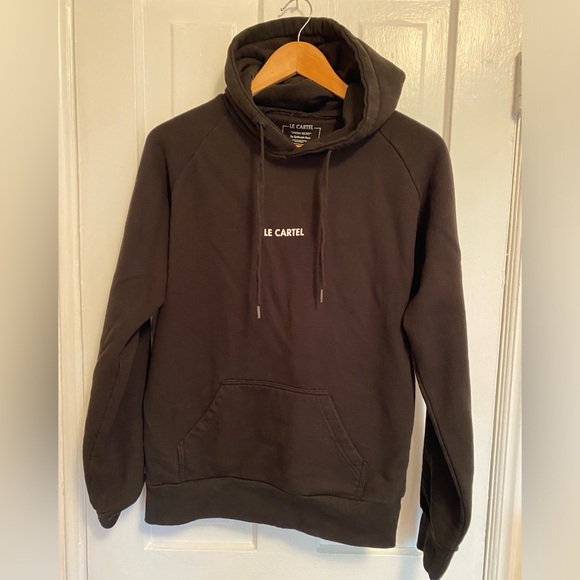 Le Cartel Black Hoodie Size Medium - Picture 3 of 5